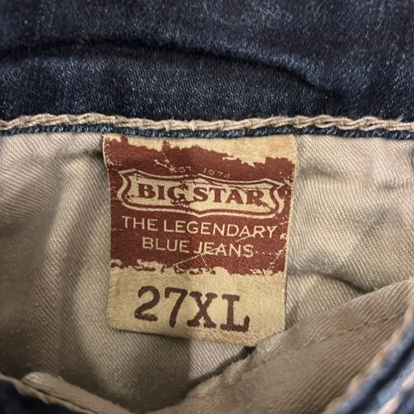 Big star Maddie skinny Jean size 27 extra long, women's - Picture 7 of 10